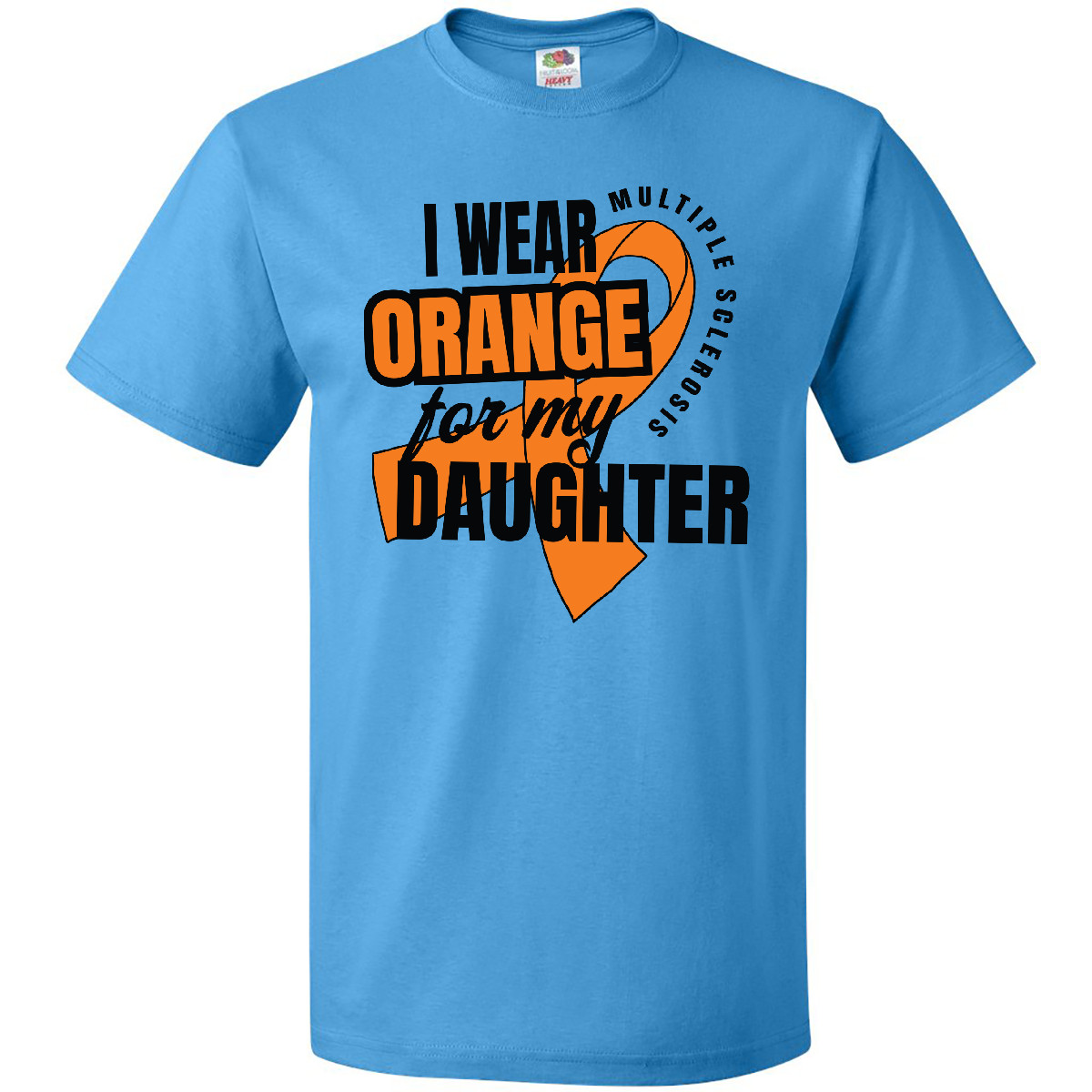 Inktastic I Wear Orange For My Daughter Multiple Sclerosis Awareness T-Shirt Ms - Picture 4 of 7