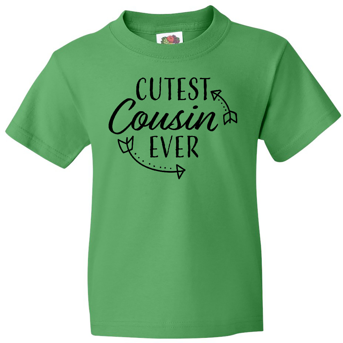 Inktastic Cutest Cousin Ever With Arrows Youth T-Shirt Cute Arrow Adorable Tee - Picture 4 of 9