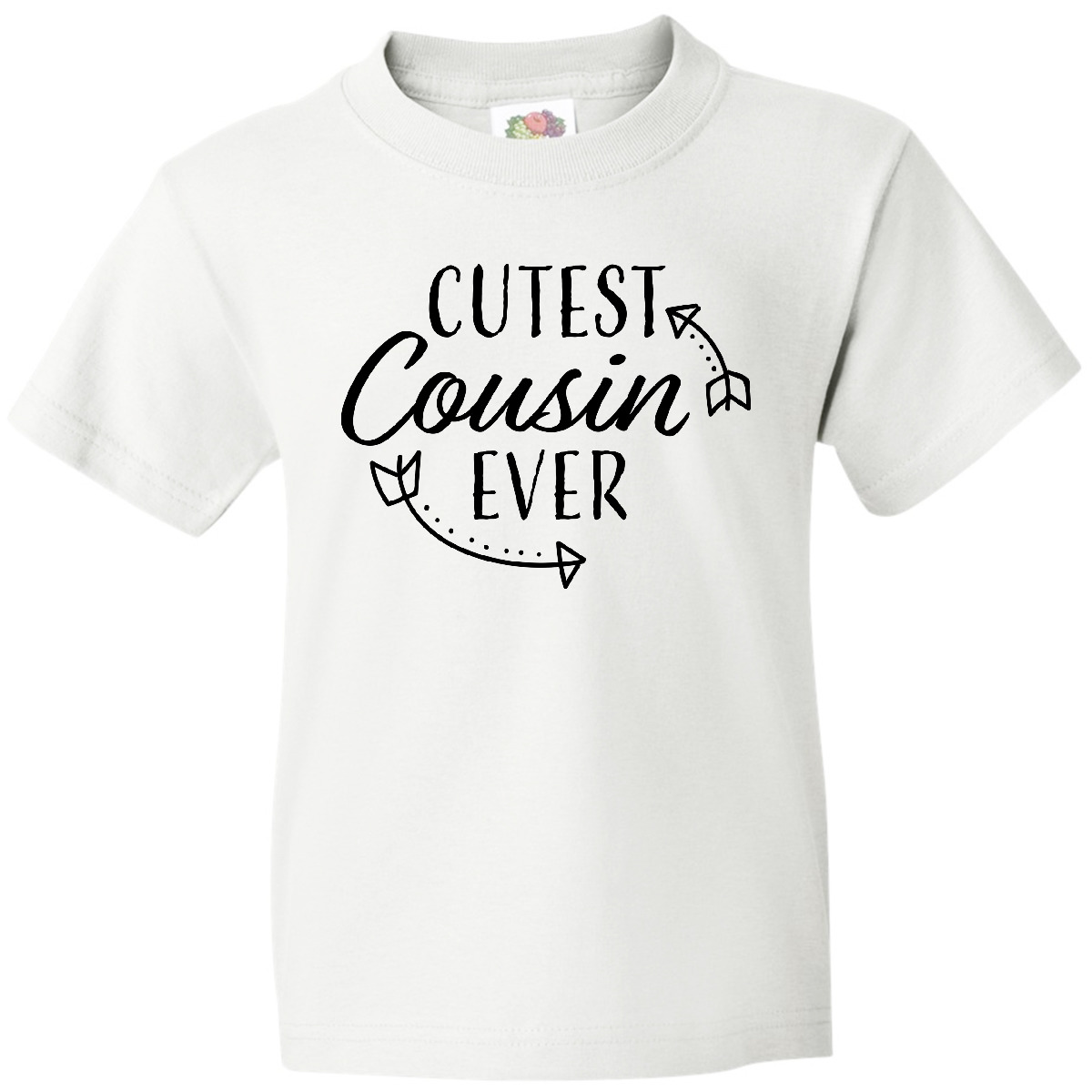 Inktastic Cutest Cousin Ever With Arrows Youth T-Shirt Cute Arrow Adorable Tee - Picture 9 of 9