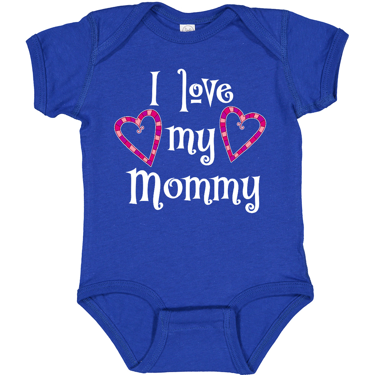 Inktastic I Love My Mommy- Hearts Baby Bodysuit Mothers Kids Mother Happy Family - Picture 8 of 10