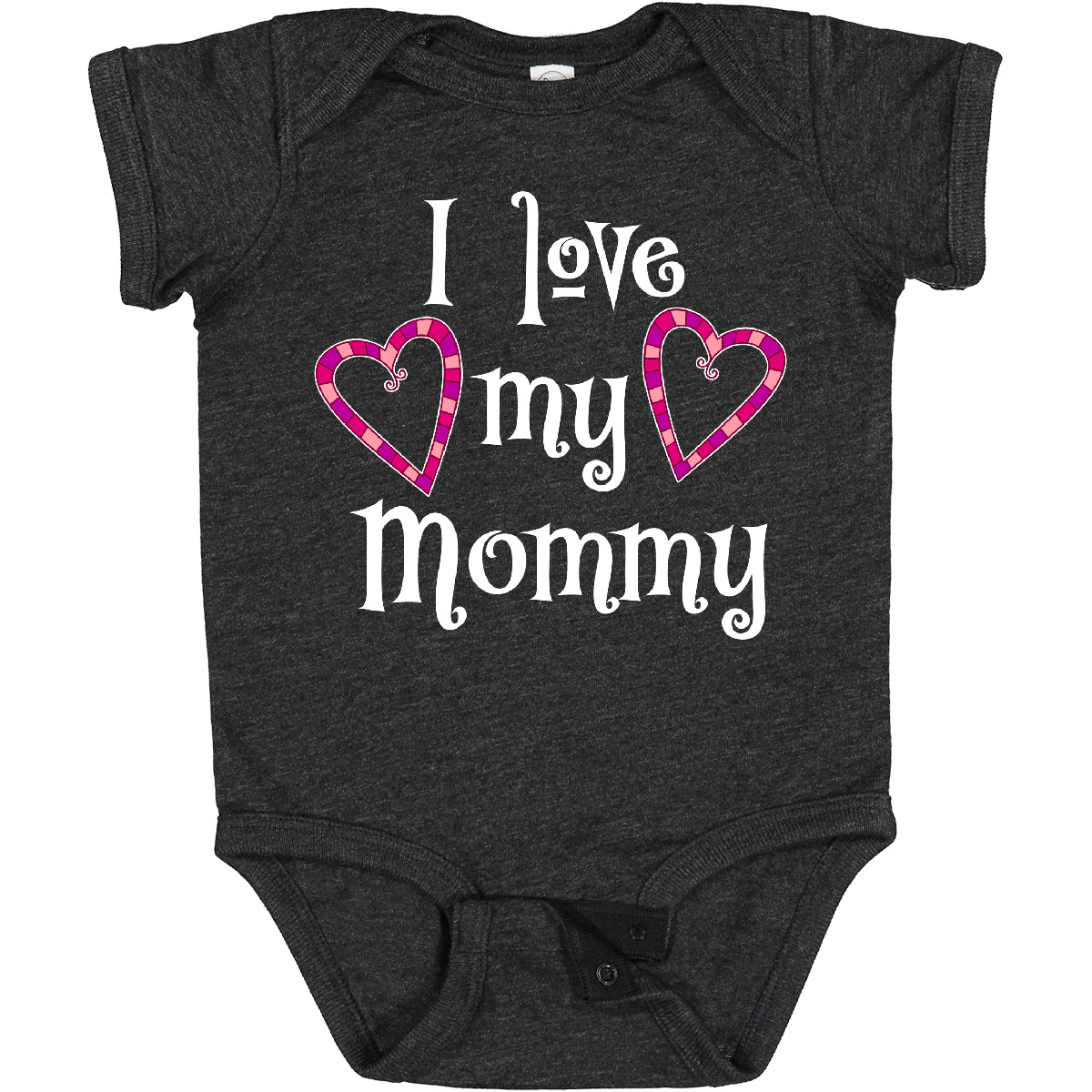 Inktastic I Love My Mommy- Hearts Baby Bodysuit Mothers Kids Mother Happy Family - Picture 10 of 10