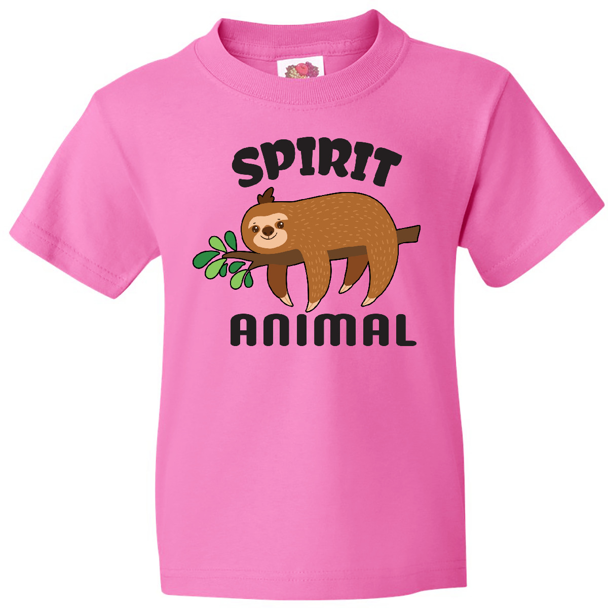 Inktastic My Spirit Animal Is A Sloth With Sloth Illustration Youth T-Shirt Are - Picture 2 of 9