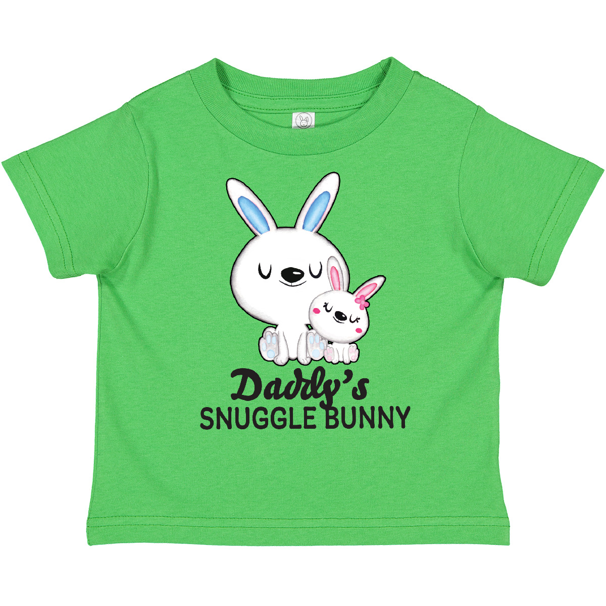 Inktastic Daddys Snuggle Bunny Easter Toddler T-Shirt Kids Daddy With Daughter - Picture 2 of 8