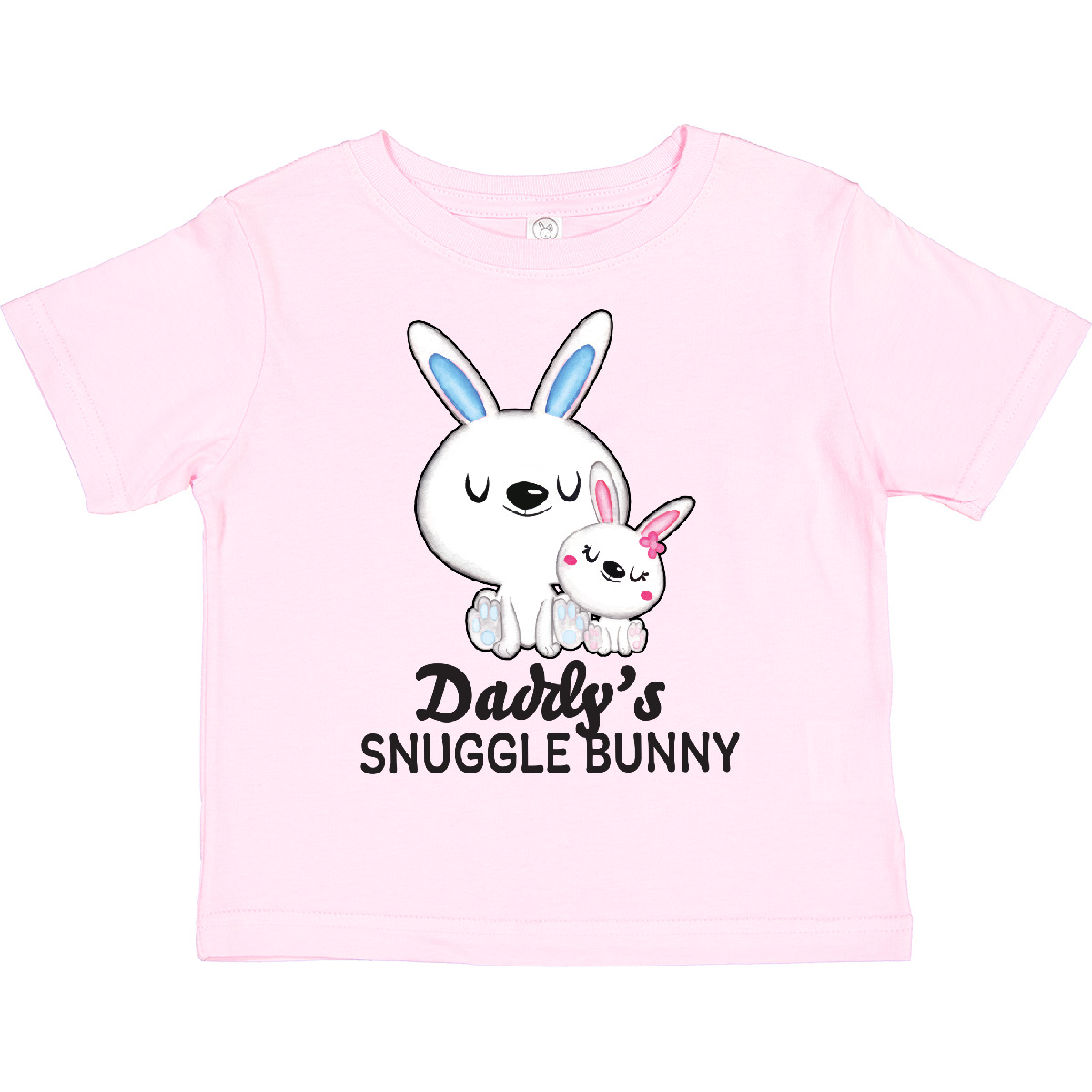 Inktastic Daddys Snuggle Bunny Easter Toddler T-Shirt Kids Daddy With Daughter - Picture 5 of 8