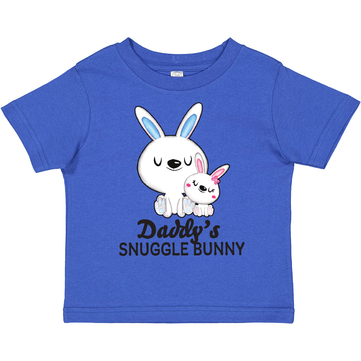 Inktastic Daddys Snuggle Bunny Easter Toddler T-Shirt Kids Daddy With Daughter - Picture 6 of 8