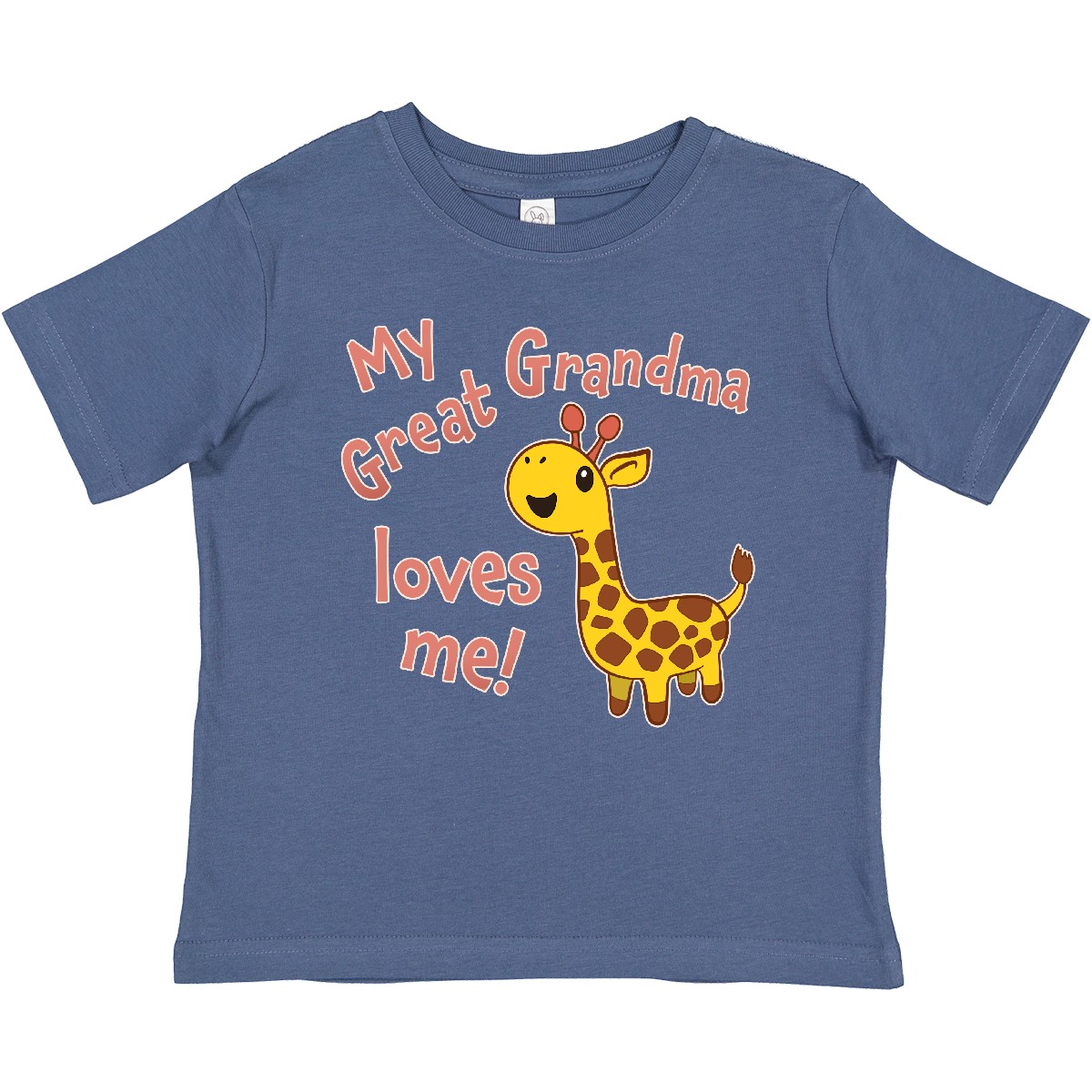 Inktastic My Great Grandma Loves Me- Cute Giraffe Baby T-Shirt Family Giraffes - Picture 5 of 12