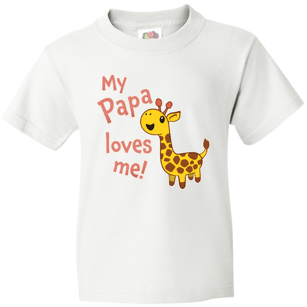 Inktastic My Papa Loves Me - süße Giraffe Jugend T-Shirt Familie Papa Papa Vater - Bild 11 von 11