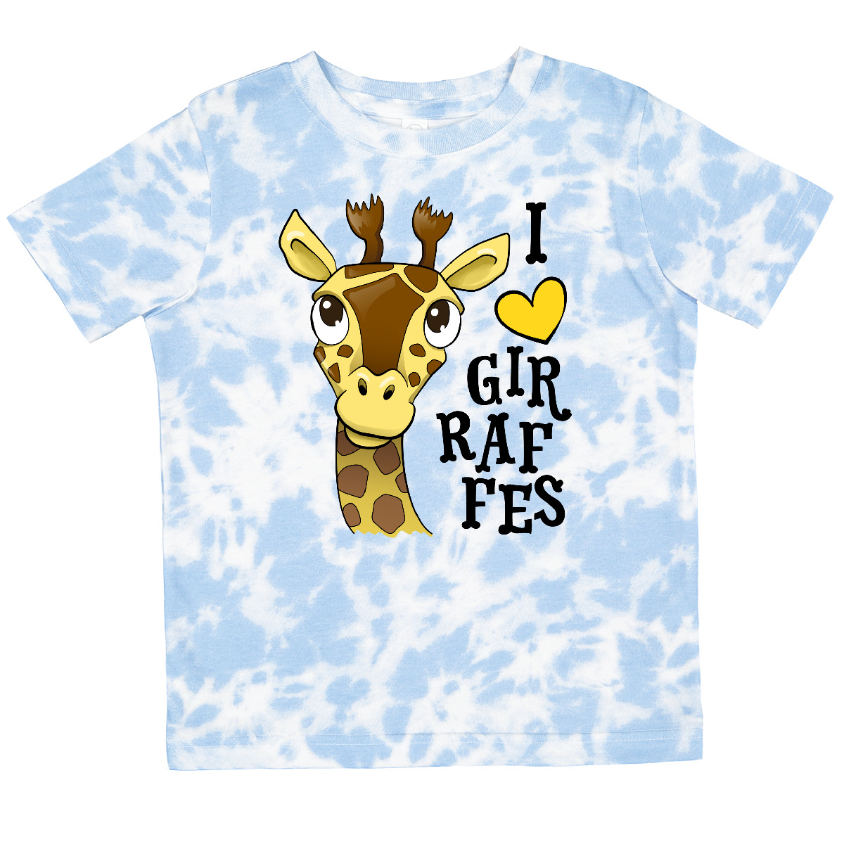 Inktastic I Love Giraffes Toddler T-Shirt Animals Spots Wild April Ears Fun Kids - Picture 9 of 10