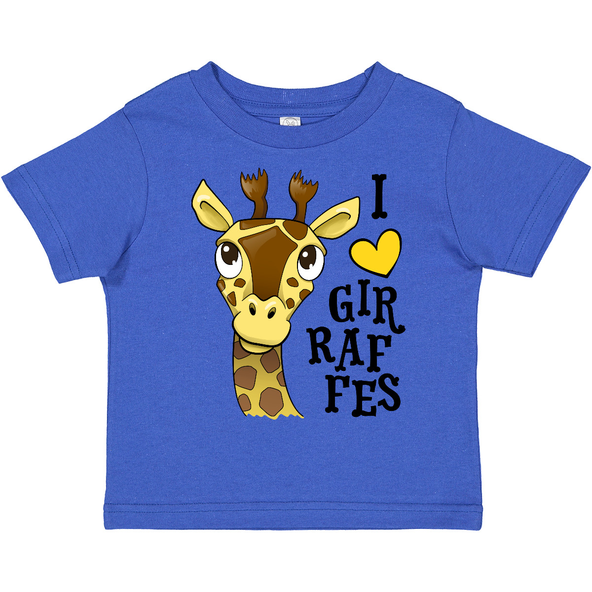 Inktastic I Love Giraffes Toddler T-Shirt Animals Spots Wild April Ears Fun Kids - Picture 8 of 10