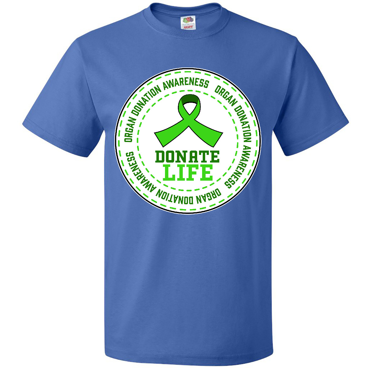 T-Shirt Inktastic Donate Life-Organ Donation Awareness Spender grünes Band Abzeichen - Bild 11 von 14