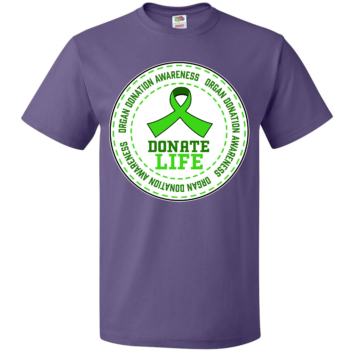 T-Shirt Inktastic Donate Life-Organ Donation Awareness Spender grünes Band Abzeichen - Bild 10 von 14