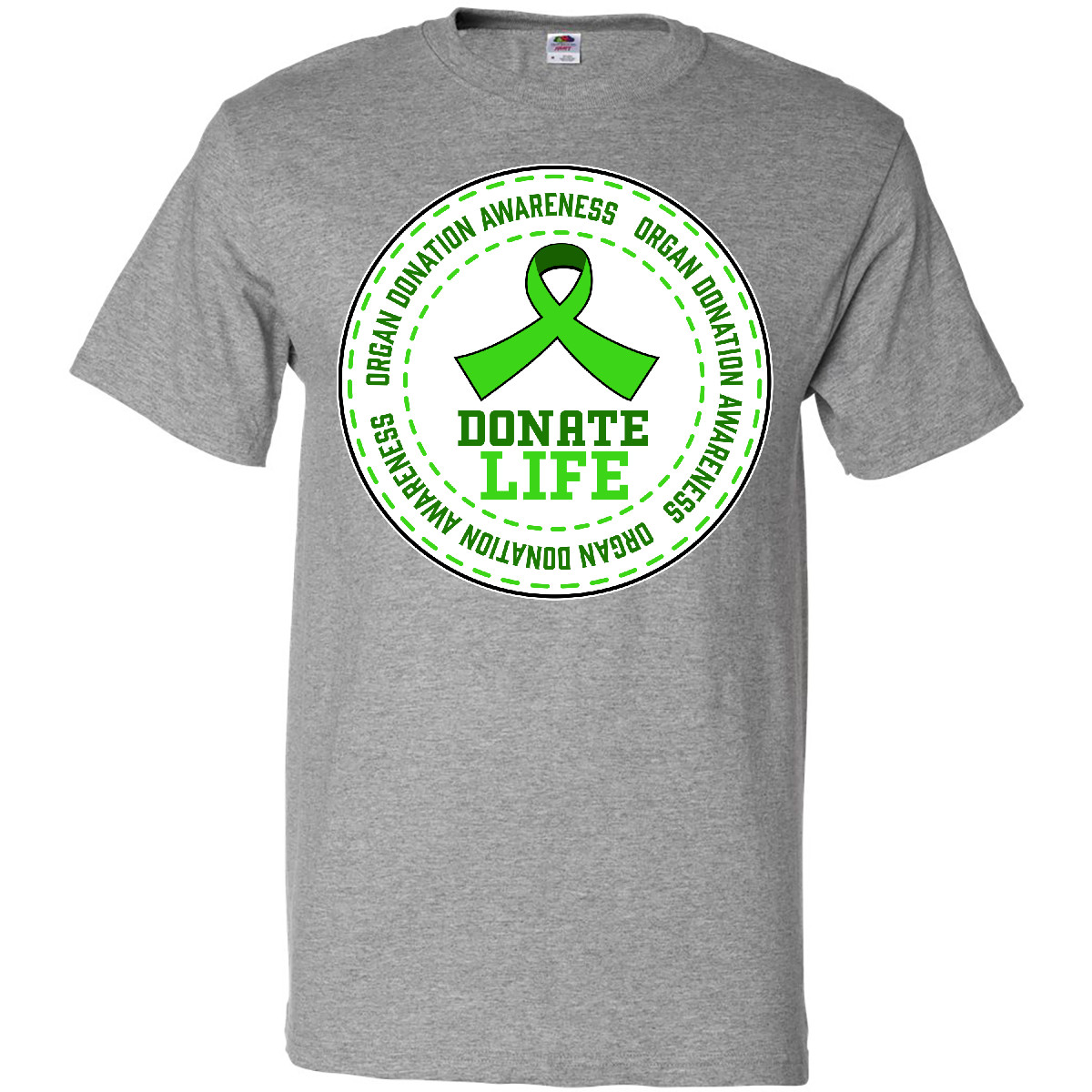 T-Shirt Inktastic Donate Life-Organ Donation Awareness Spender grünes Band Abzeichen - Bild 5 von 14