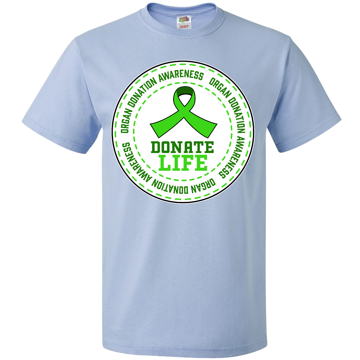 T-Shirt Inktastic Donate Life-Organ Donation Awareness Spender grünes Band Abzeichen - Bild 7 von 14