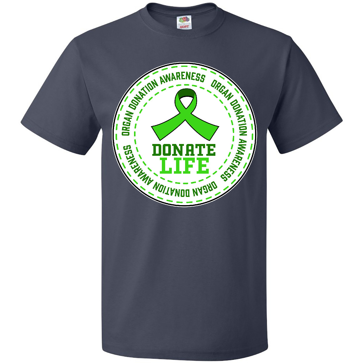 T-Shirt Inktastic Donate Life-Organ Donation Awareness Spender grünes Band Abzeichen - Bild 8 von 14