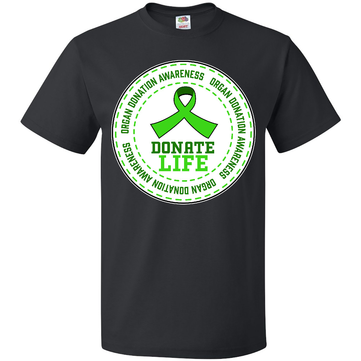 T-Shirt Inktastic Donate Life-Organ Donation Awareness Spender grünes Band Abzeichen - Bild 3 von 14