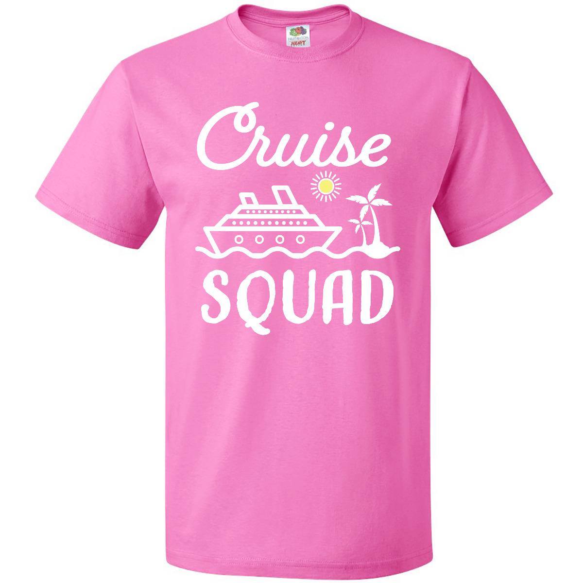 Inktastic Cruise Squad mit Vektor Kreuzfahrtschiff und Palmen T-Shirt Wheel Son - Bild 2 von 11