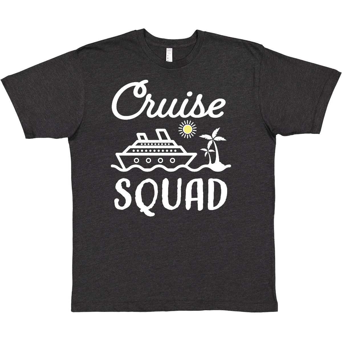 Inktastic Cruise Squad mit Vektor Kreuzfahrtschiff und Palmen T-Shirt Wheel Son - Bild 11 von 11