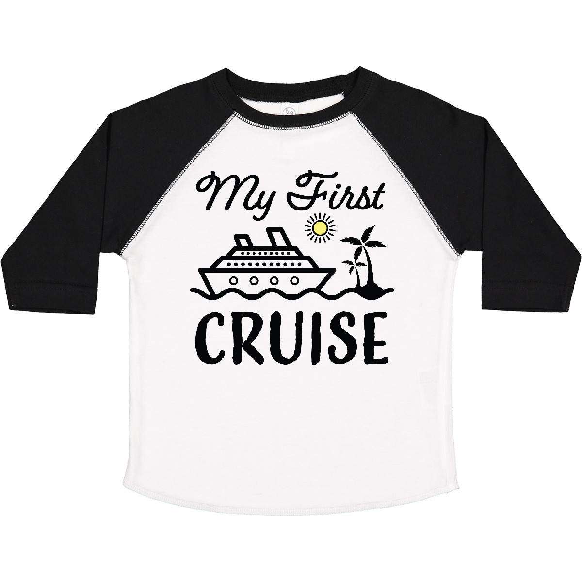 Inktastic My First Cruise With Cruise Ship And Palm Trees Toddler T-Shirt 1st - Picture 11 of 11