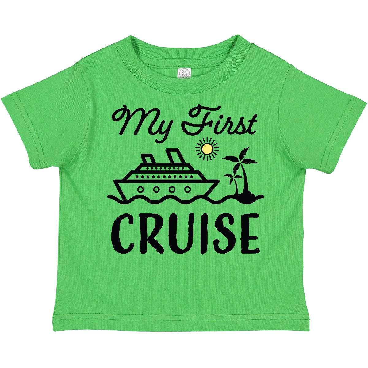 Inktastic My First Cruise With Cruise Ship And Palm Trees Toddler T-Shirt 1st - Picture 2 of 11