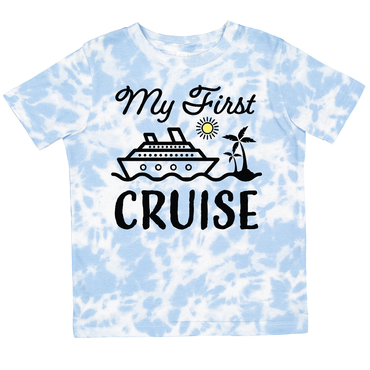 Inktastic My First Cruise With Cruise Ship And Palm Trees Toddler T-Shirt 1st - Picture 10 of 11