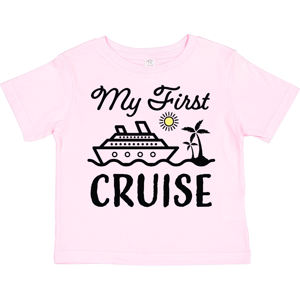 Inktastic My First Cruise With Cruise Ship And Palm Trees Toddler T-Shirt 1st - Picture 7 of 11