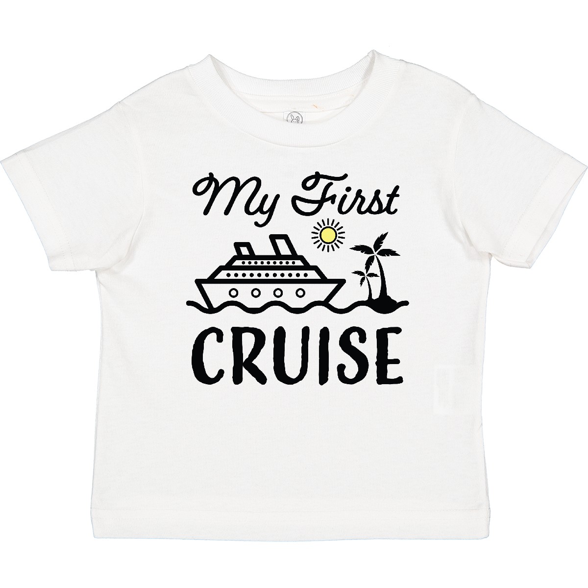 Inktastic My First Cruise With Cruise Ship And Palm Trees Baby T-Shirt 1st Sun - Picture 10 of 10