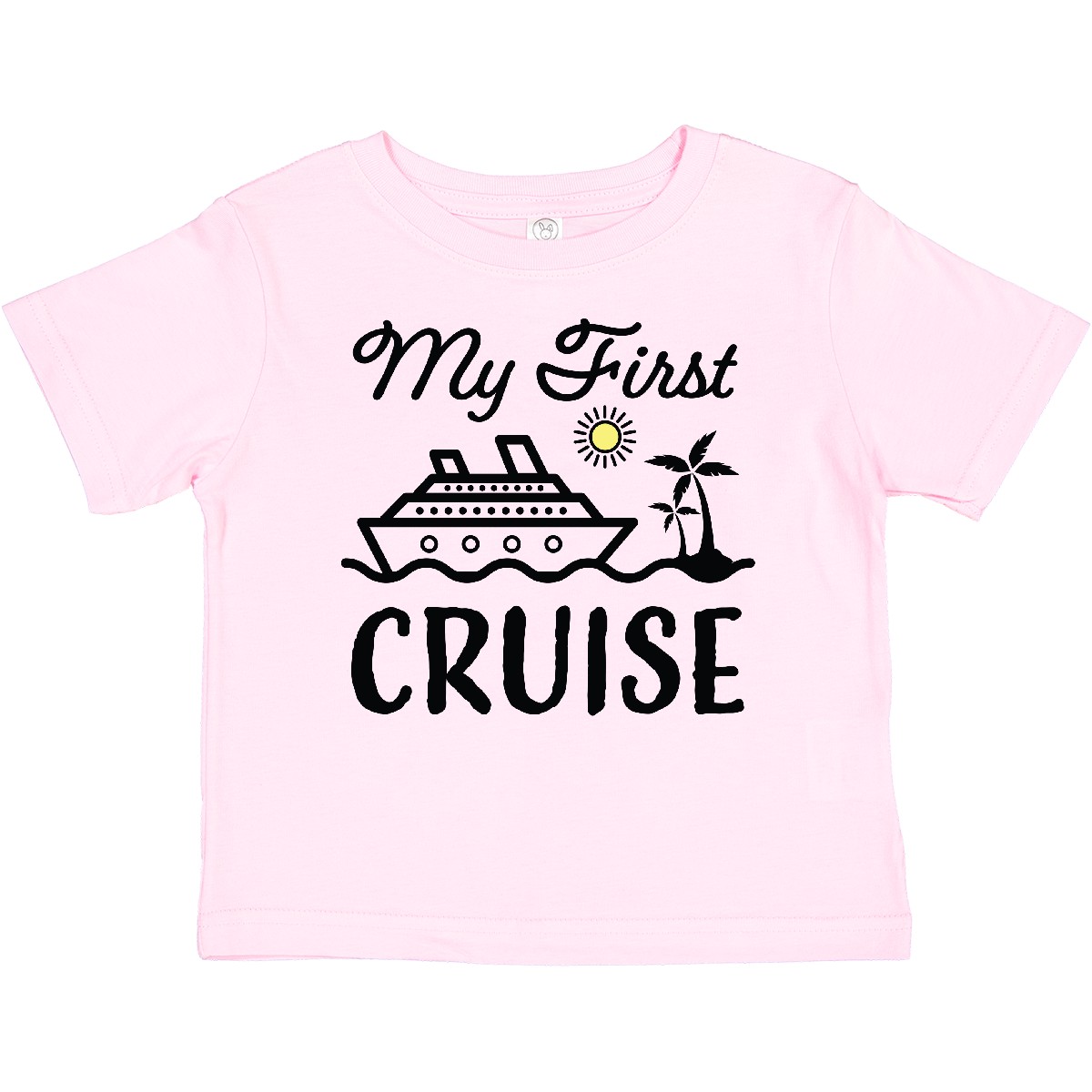 Inktastic My First Cruise With Cruise Ship And Palm Trees Baby T-Shirt 1st Sun - Picture 7 of 10