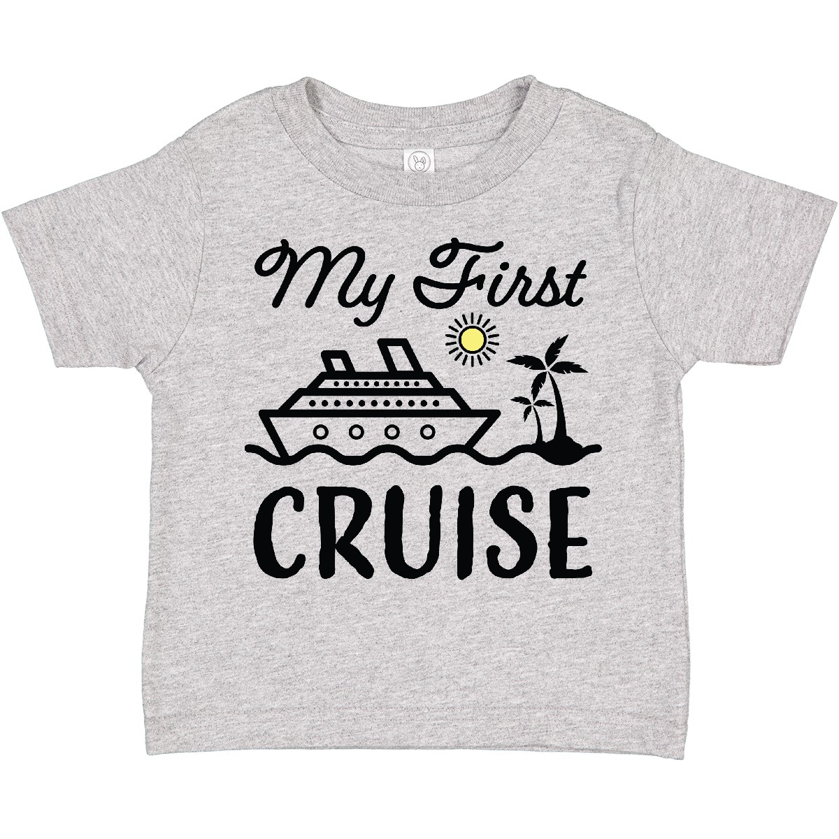 Inktastic My First Cruise With Cruise Ship And Palm Trees Toddler T-Shirt 1st - Picture 3 of 11