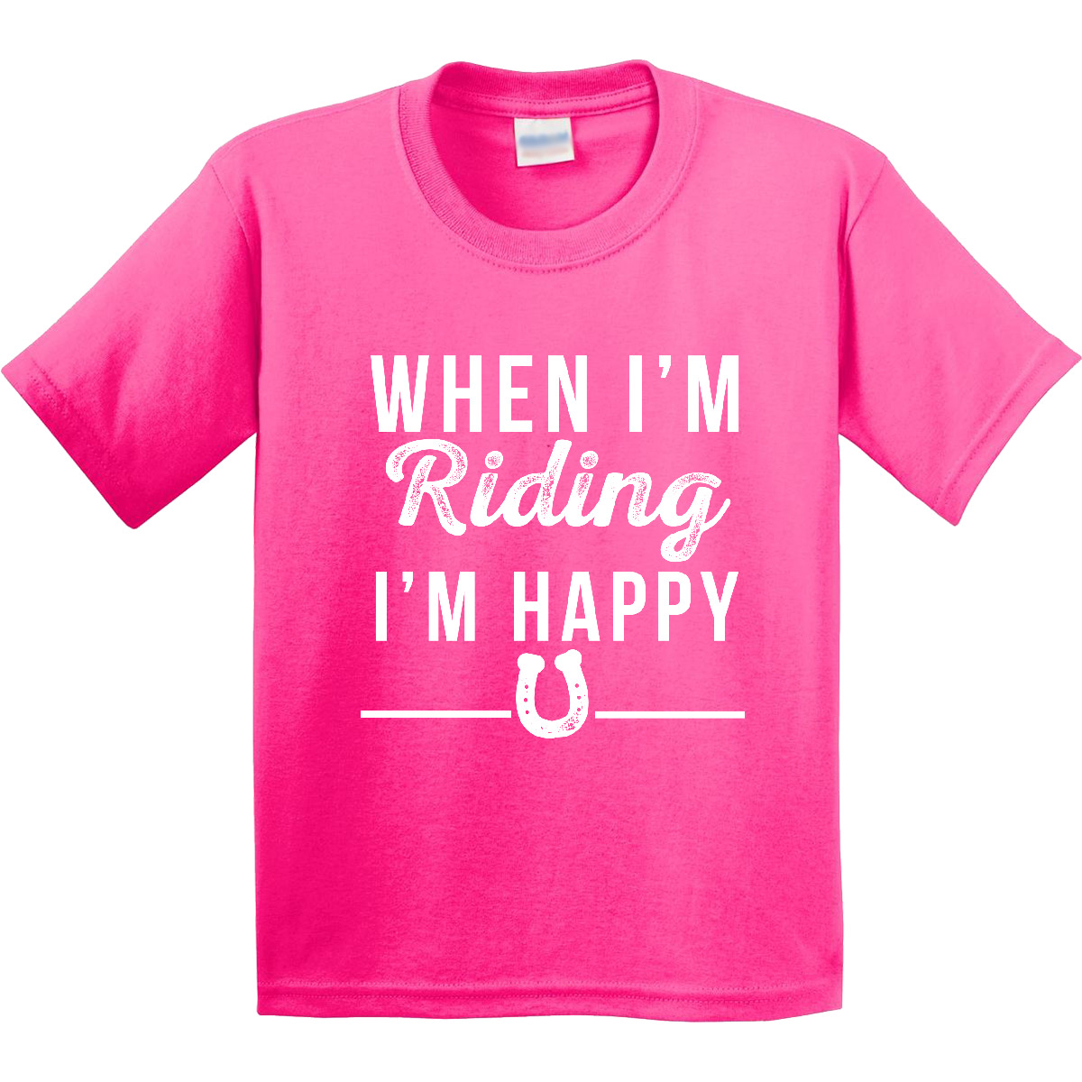 Inktastic Horseback Riding Horse Youth T-Shirt Horses Trainer Tee Kids Children - Picture 6 of 10