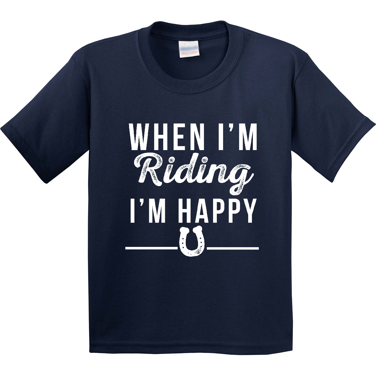 Inktastic Horseback Riding Horse Youth T-Shirt Horses Trainer Tee Kids Children - Picture 5 of 10