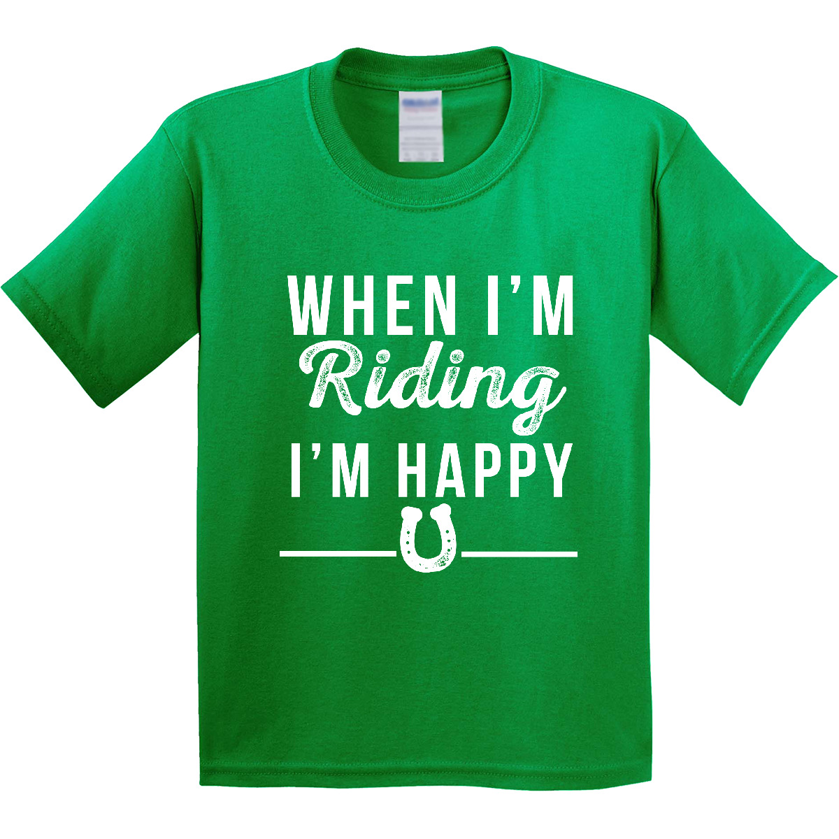 Inktastic Horseback Riding Horse Youth T-Shirt Horses Trainer Tee Kids Children - Picture 4 of 10