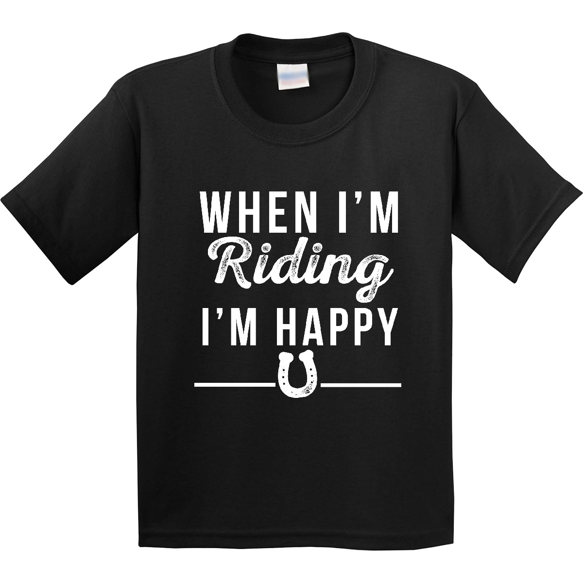 Inktastic Horseback Riding Horse Youth T-Shirt Horses Trainer Tee Kids Children - Picture 3 of 10