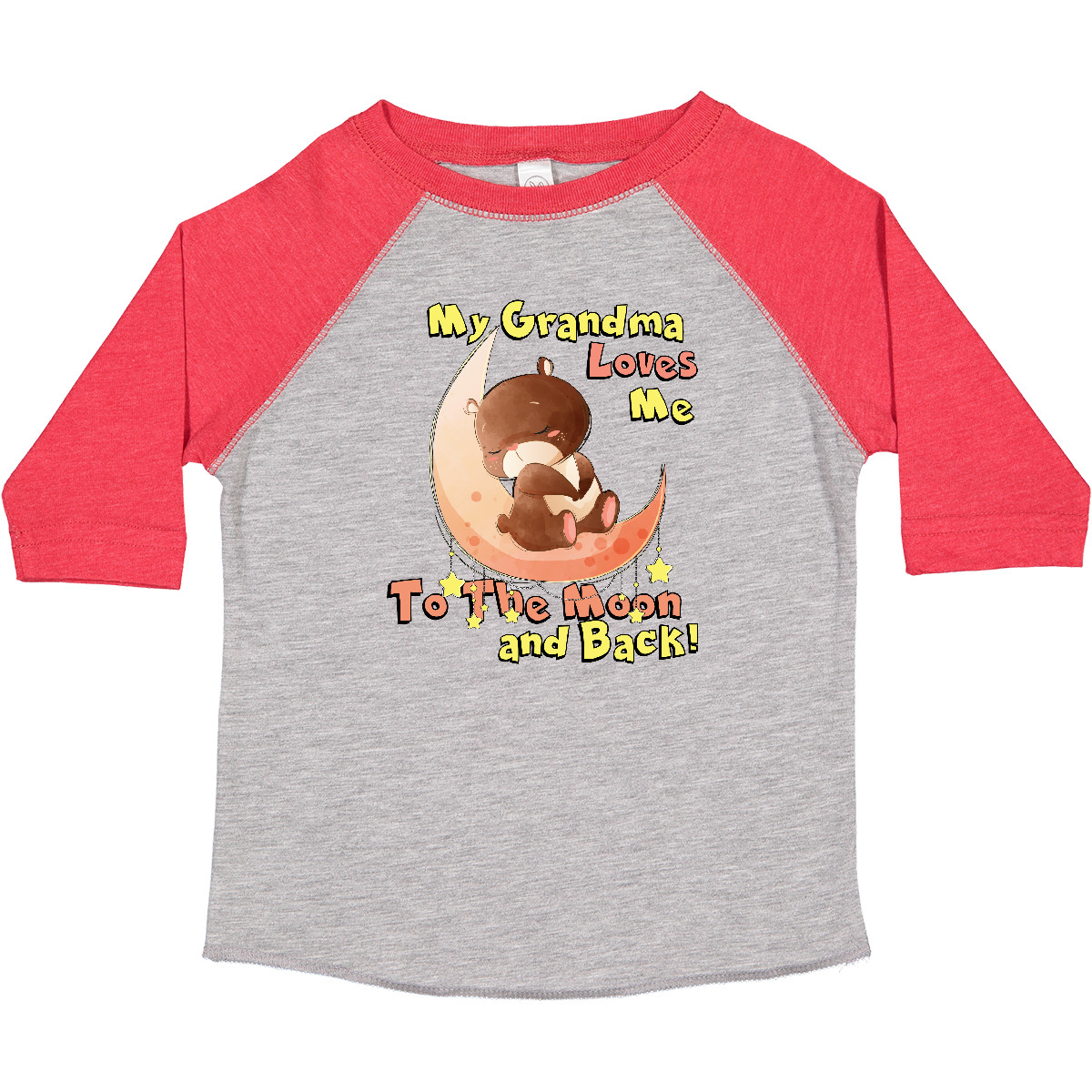 Inktastic My Grandma Loves Me To The Moon And Back Toddler T-Shirt