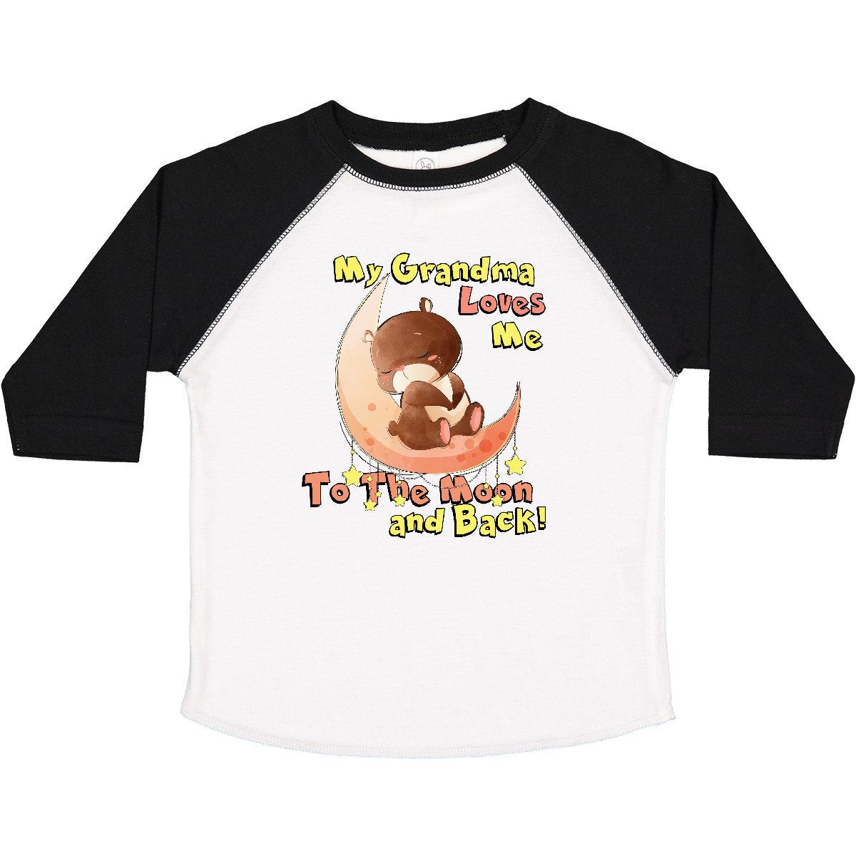 Inktastic My Grandma Loves Me To The Moon And Back Toddler T-Shirt