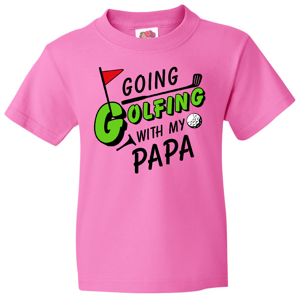 Inktastic Going Golfing With My Papa- Kids Golf Youth T-Shirt Sports Dad Grandpa - Picture 2 of 8