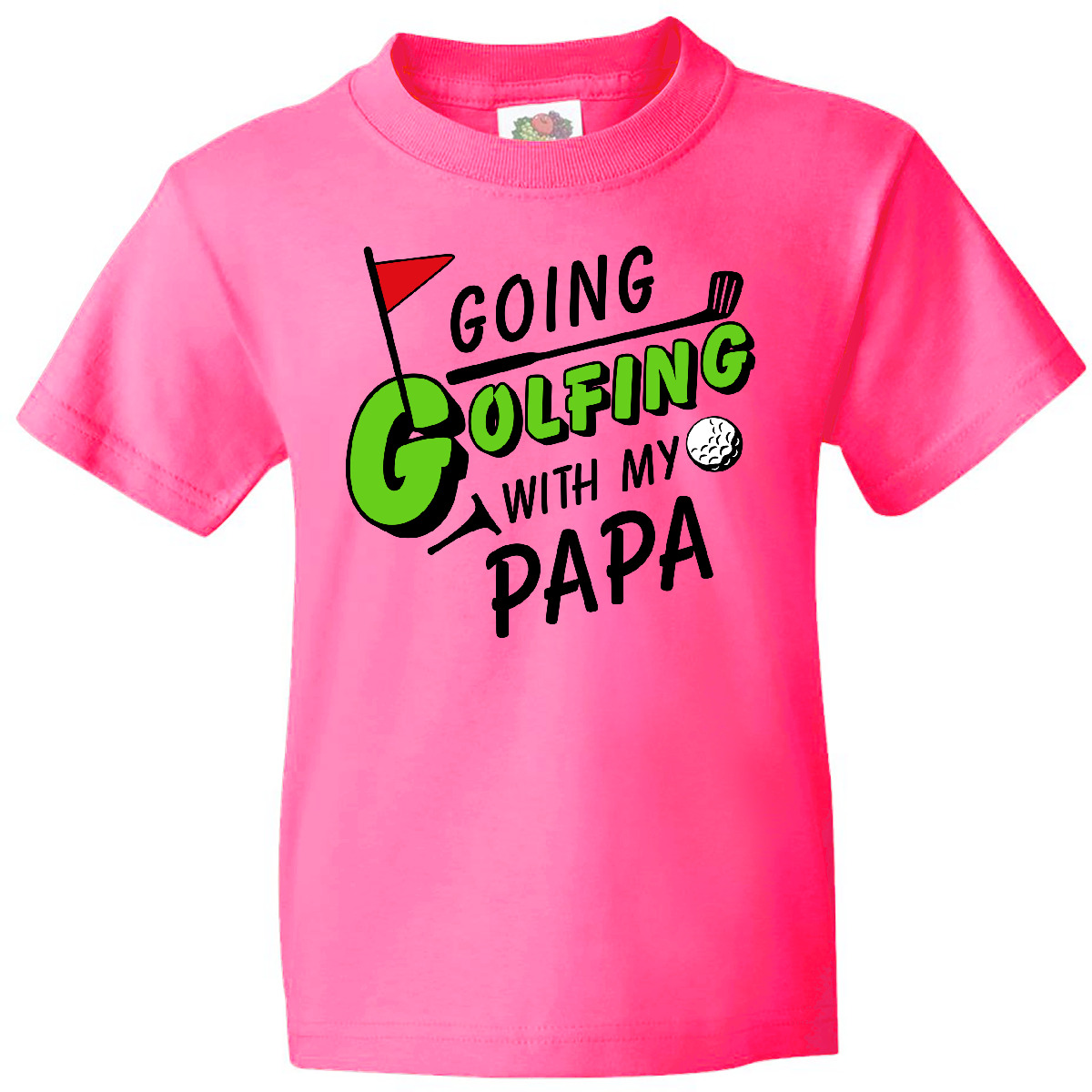 Inktastic Going Golfing With My Papa- Kids Golf Youth T-Shirt Sports Dad Grandpa - Picture 5 of 8