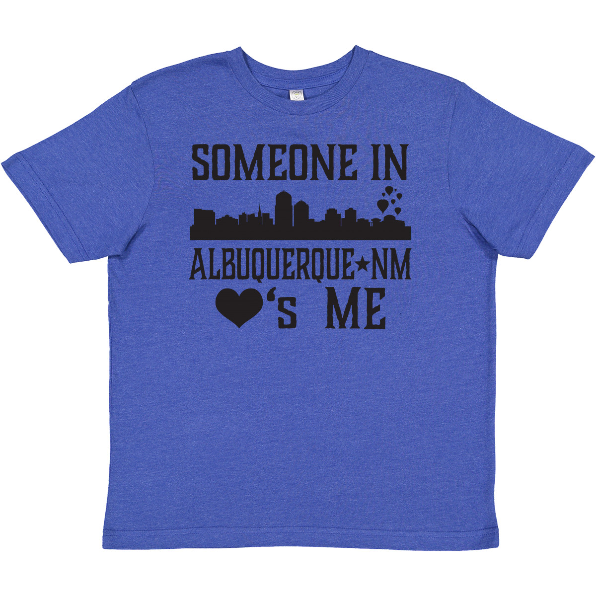 Inktastic Albuquerque New Mexico Someone Loves Me Skyline Youth T-Shirt Cities U - Picture 8 of 9