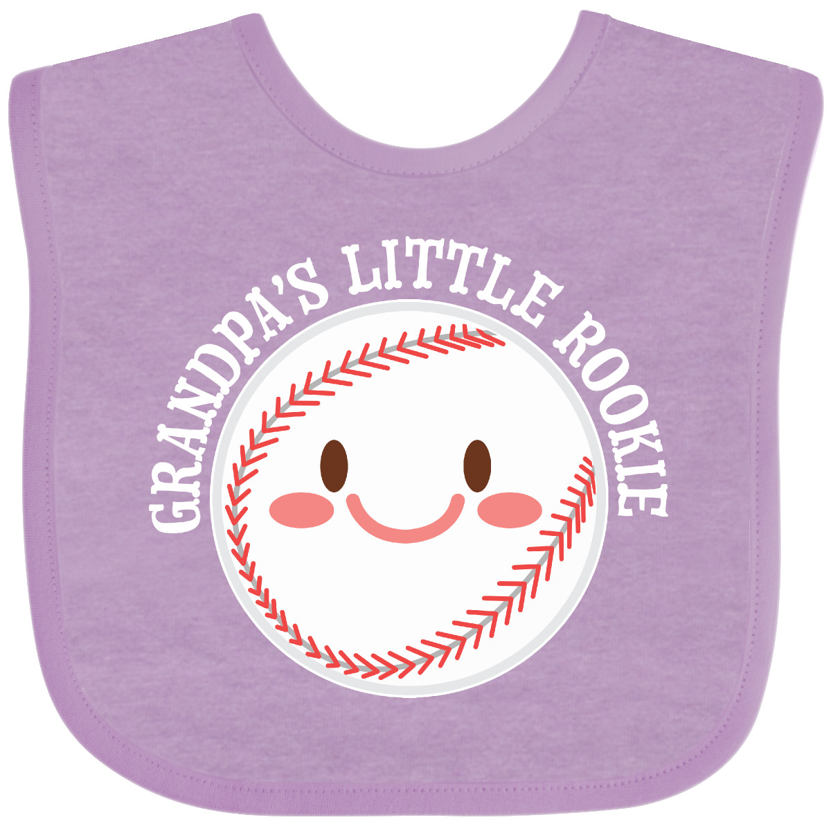Inktastic Grandpa's Little Rookie- Baseball Baby Bib Sports Kids Grandpa Ball - Picture 6 of 12