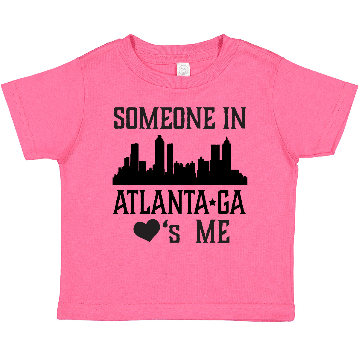Inktastic Atlanta Georgia Someone Loves Me Skyline Toddler T-Shirt Ga Outfit Kid