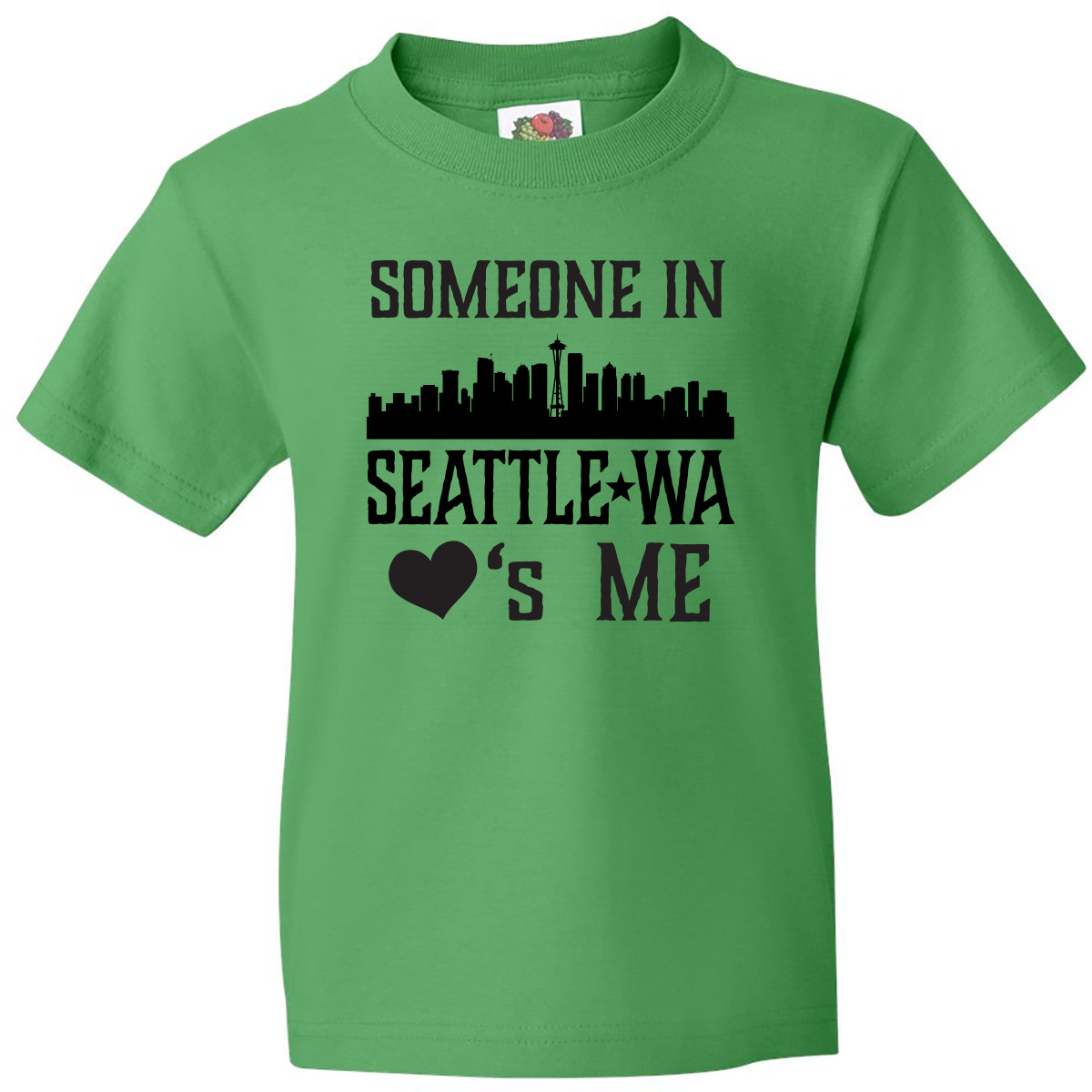 Inktastic Seattle Washington Someone Loves Me Skyline Youth T-Shirt Wa Apparel U - Picture 4 of 9