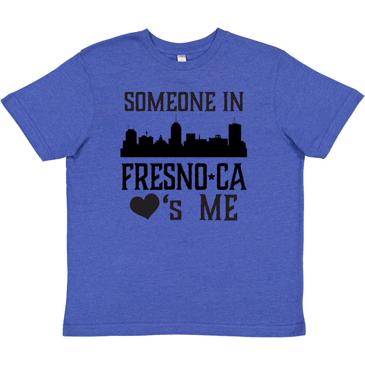 Inktastic Fresno California Someone Loves Me Skyline Youth T-Shirt Ca Clothing - Picture 8 of 9