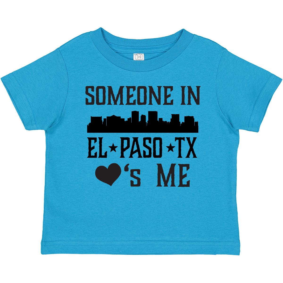 Inktastic El Paso Texas Someone Loves Me Skyline Toddler T-Shirt Tx City Apparel - Picture 8 of 9