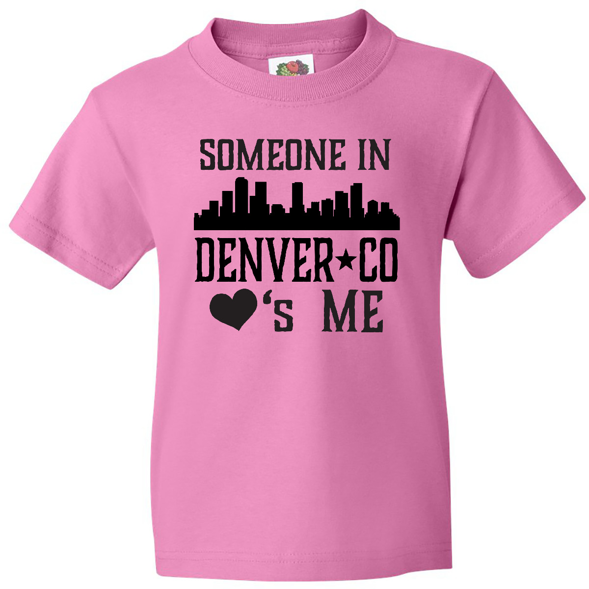 Inktastic Denver Colorado Someone Loves Me Skyline Youth T-Shirt Co Vacation Tee - Picture 2 of 8