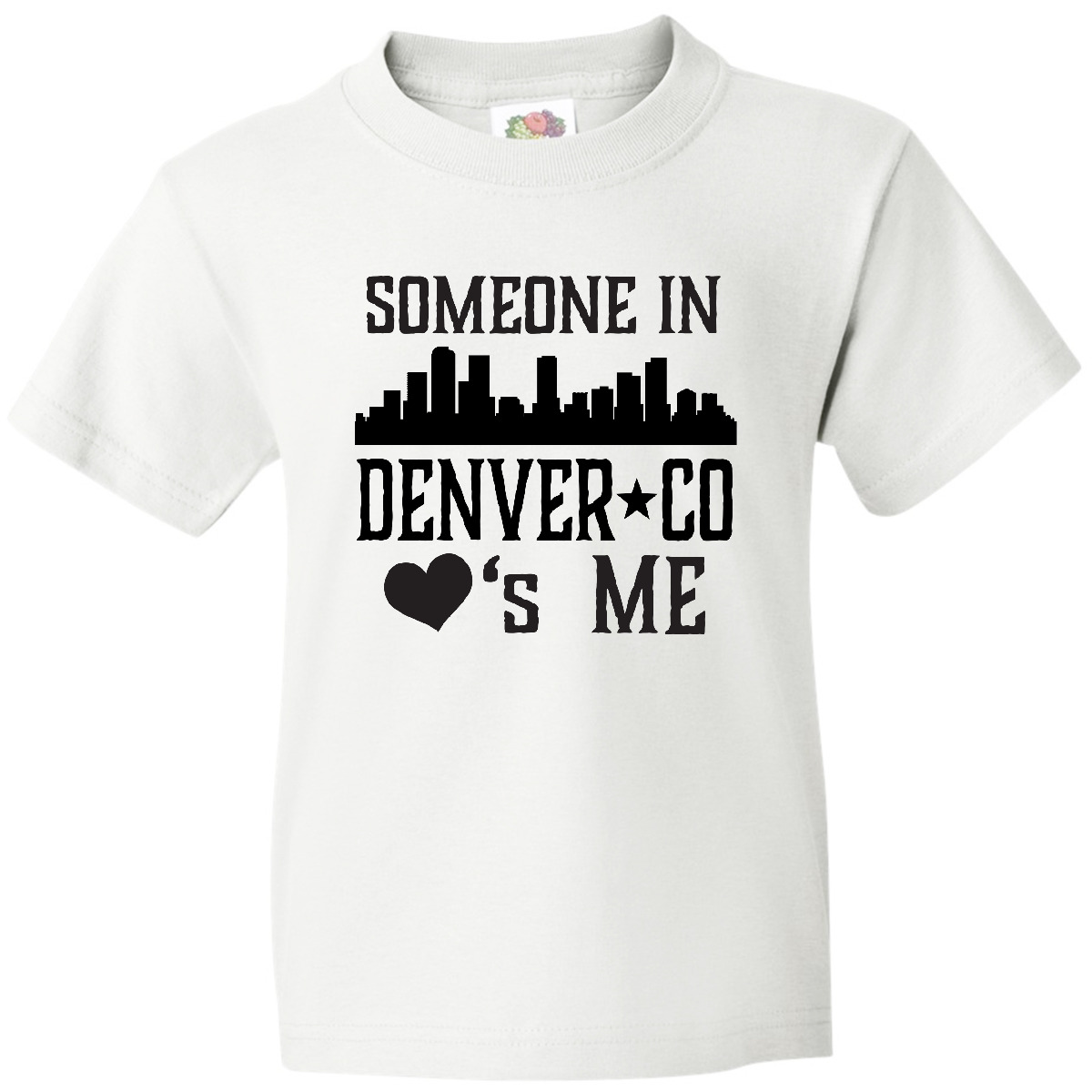 Inktastic Denver Colorado Someone Loves Me Skyline Youth T-Shirt Co Vacation Tee - Picture 8 of 8