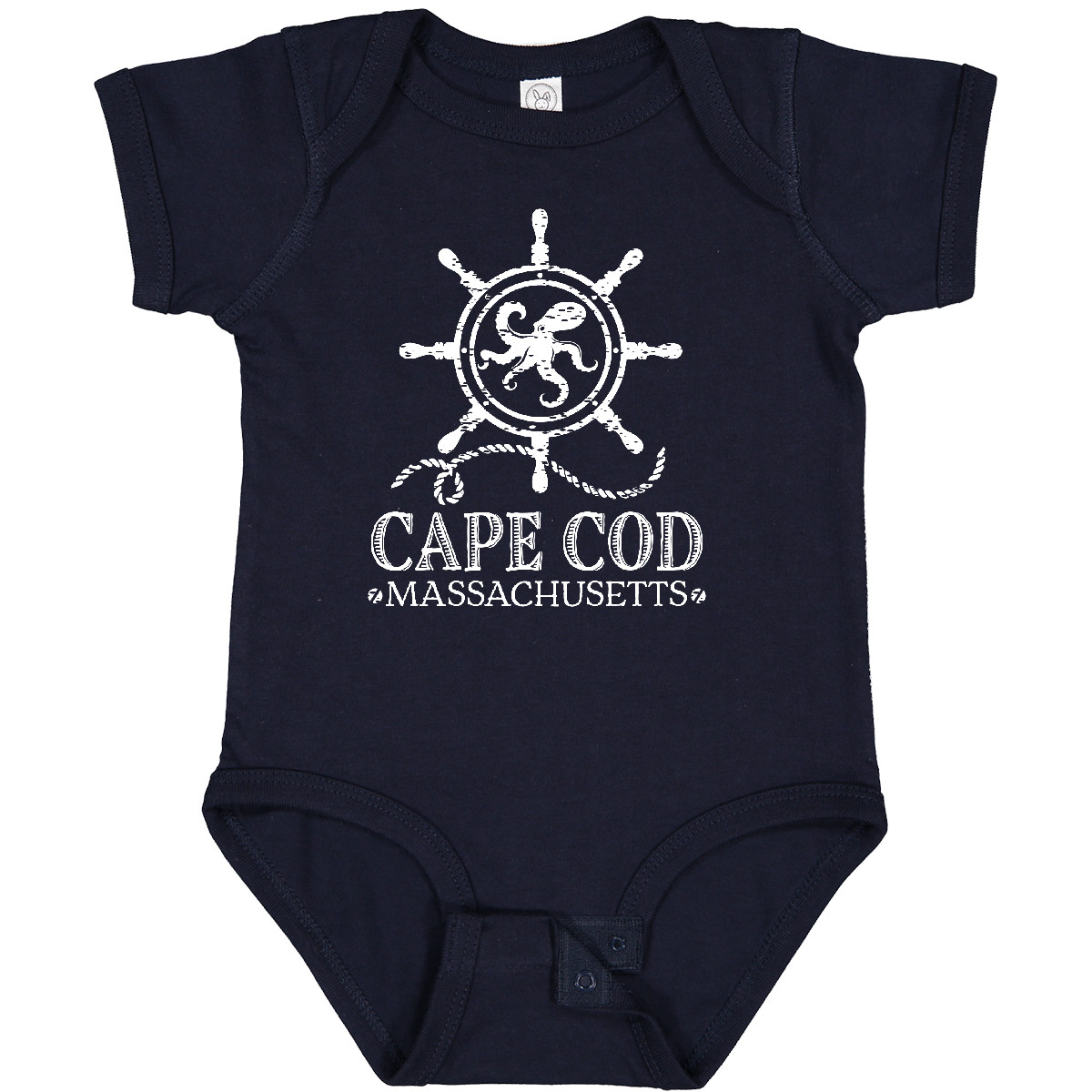 Inktastic Cape Cod Massachusetts Nautical Baby Bodysuit Apparel Ocean Trip Hws - Picture 6 of 8