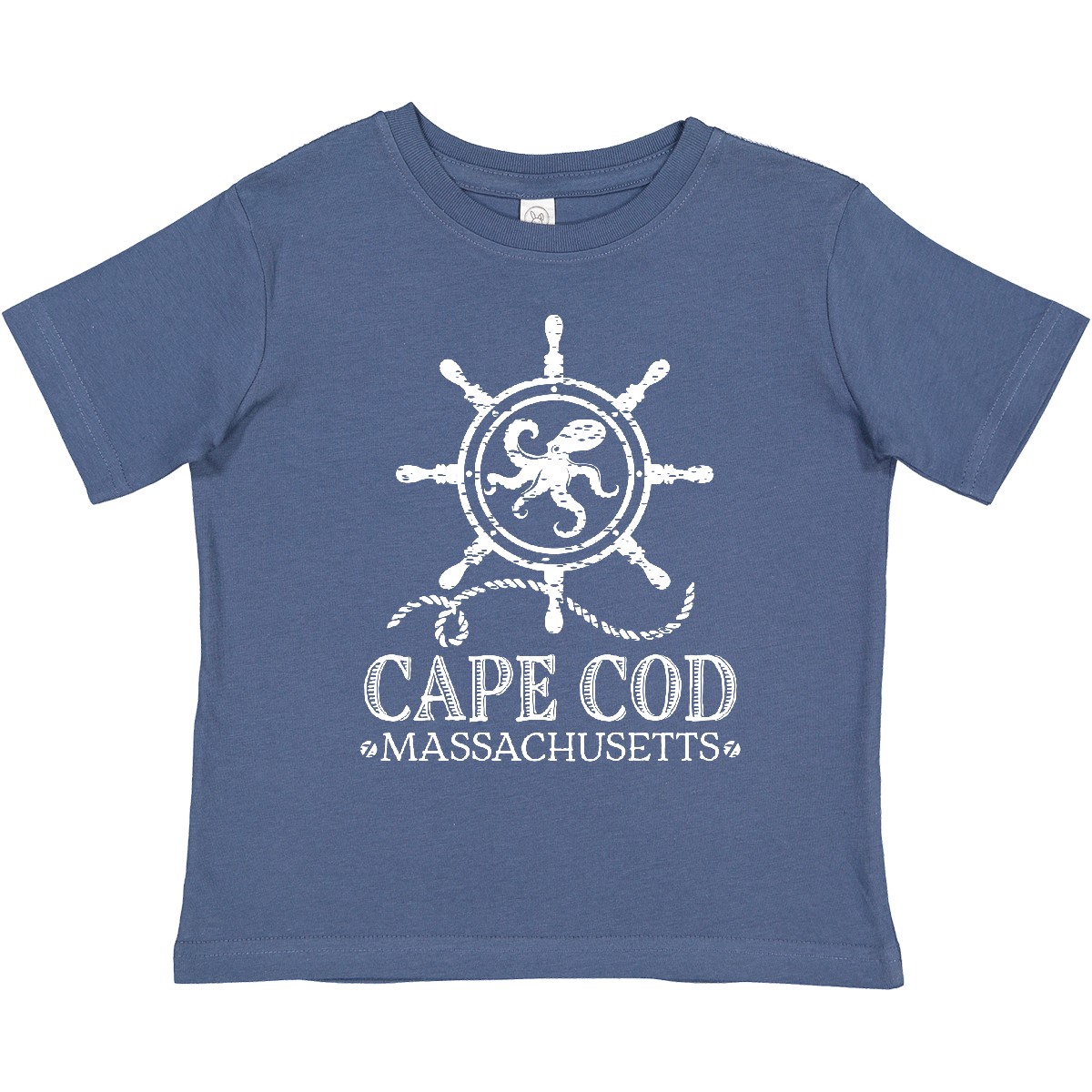 Inktastic Cape Cod Massachusetts Camiseta Náutica Niño Pequeño Ropa Ocean Trip Niño - Imagen 3 de 7