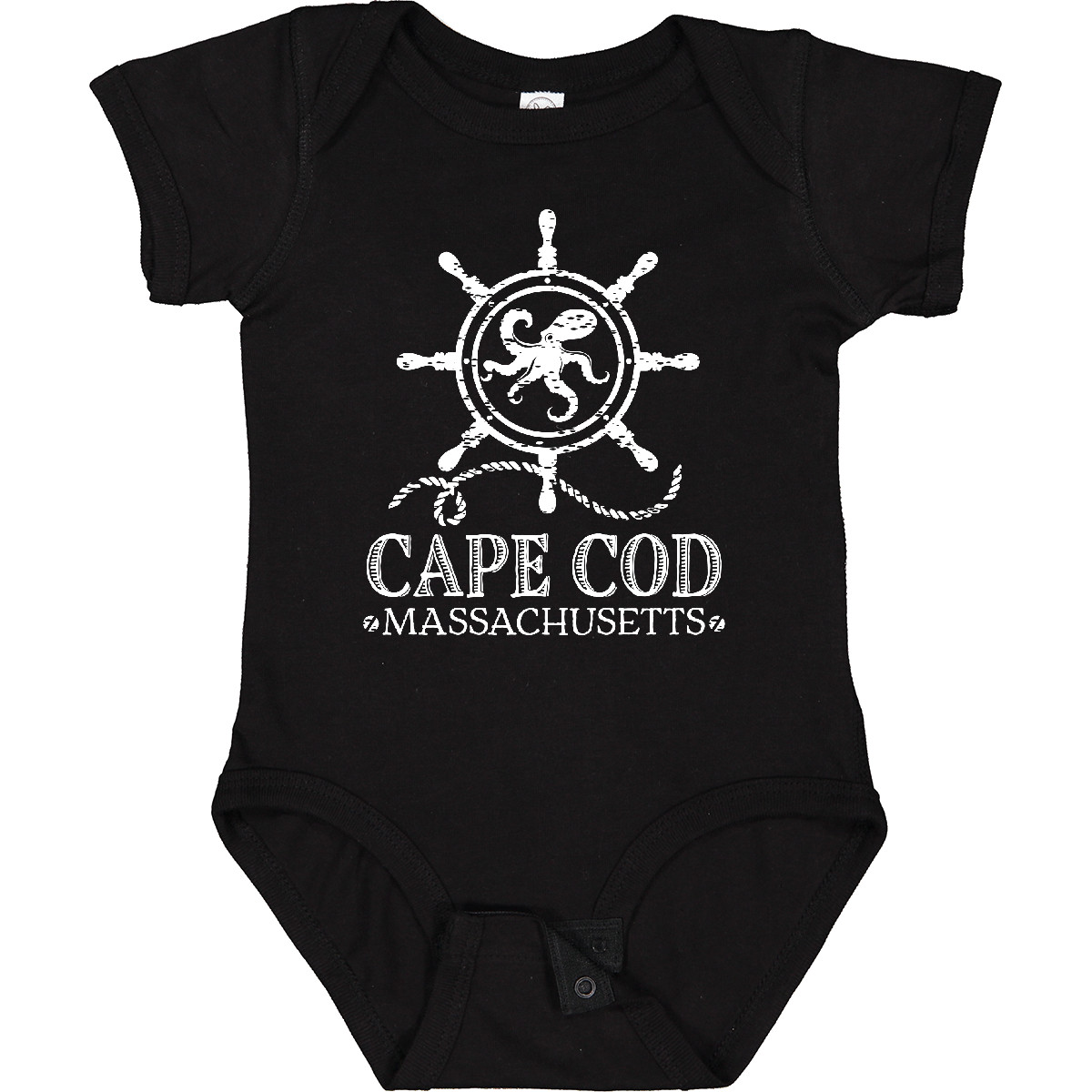 Inktastic Cape Cod Massachusetts Nautical Baby Bodysuit Apparel Ocean Trip Hws - Picture 2 of 8