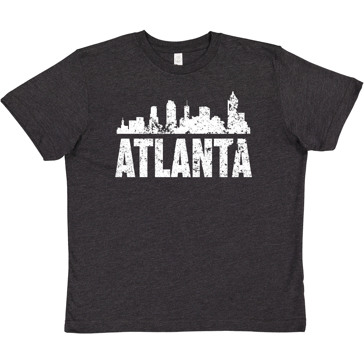Inktastic Atlanta Skyline Grunge Youth T-Shirt Skylines Silhouette Georgia Born - Picture 9 of 10