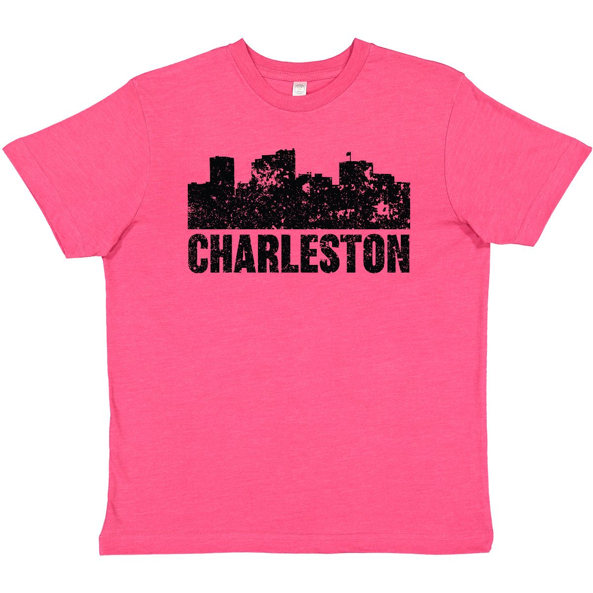 Inktastic Charleston Skyline Grunge Youth T-Shirt Skylines Charlestone West Born - Picture 7 of 9