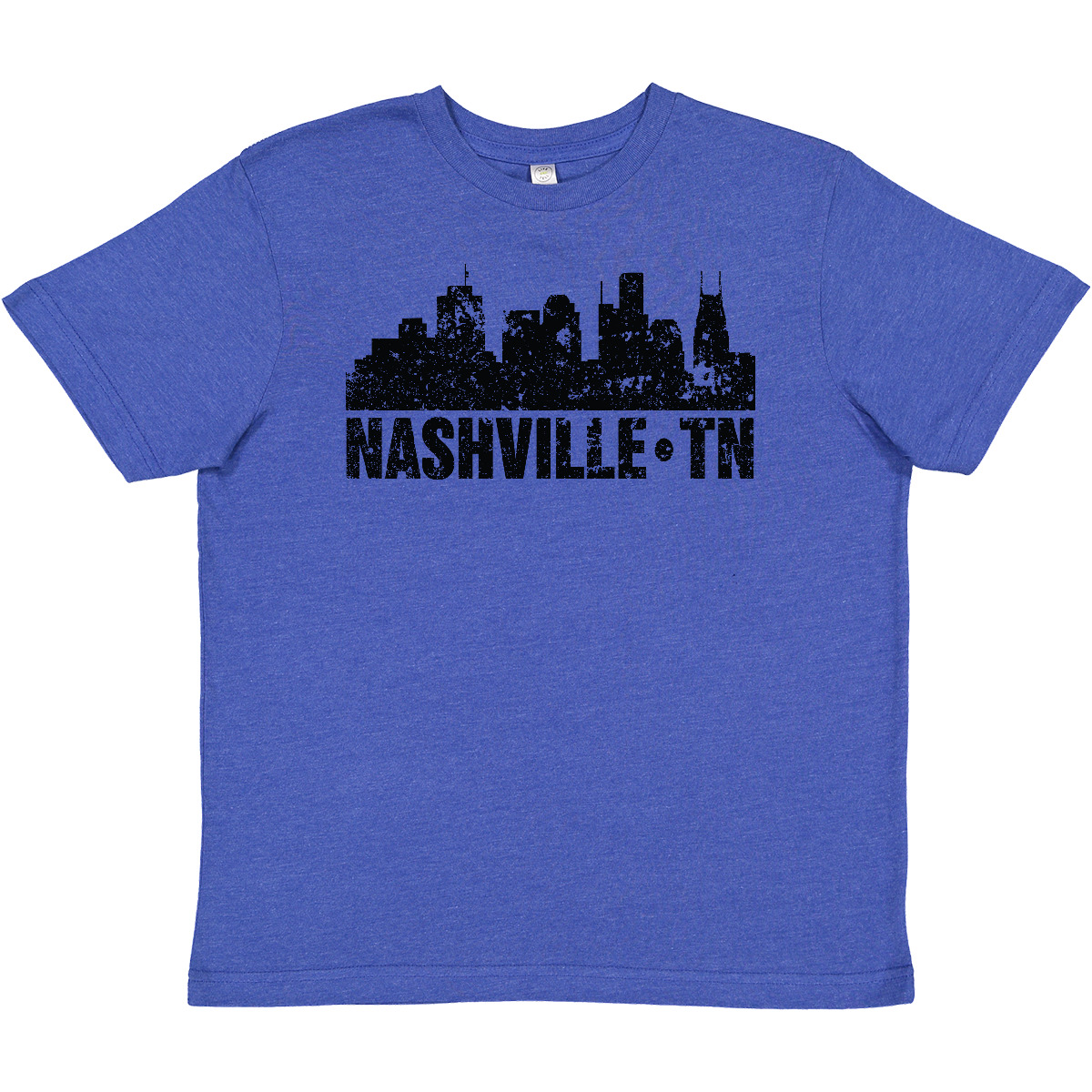 Inktastic Nashville Skyline Grunge Youth T-Shirt Skylines Nasville Silhouette - Picture 8 of 9